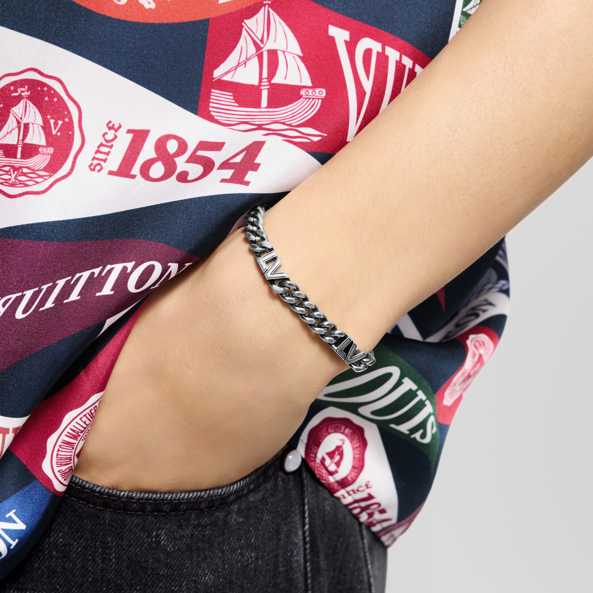 LV Club Chain Bracelet S00 - Fashion Jewelry M03018 | LOUIS VUITTON